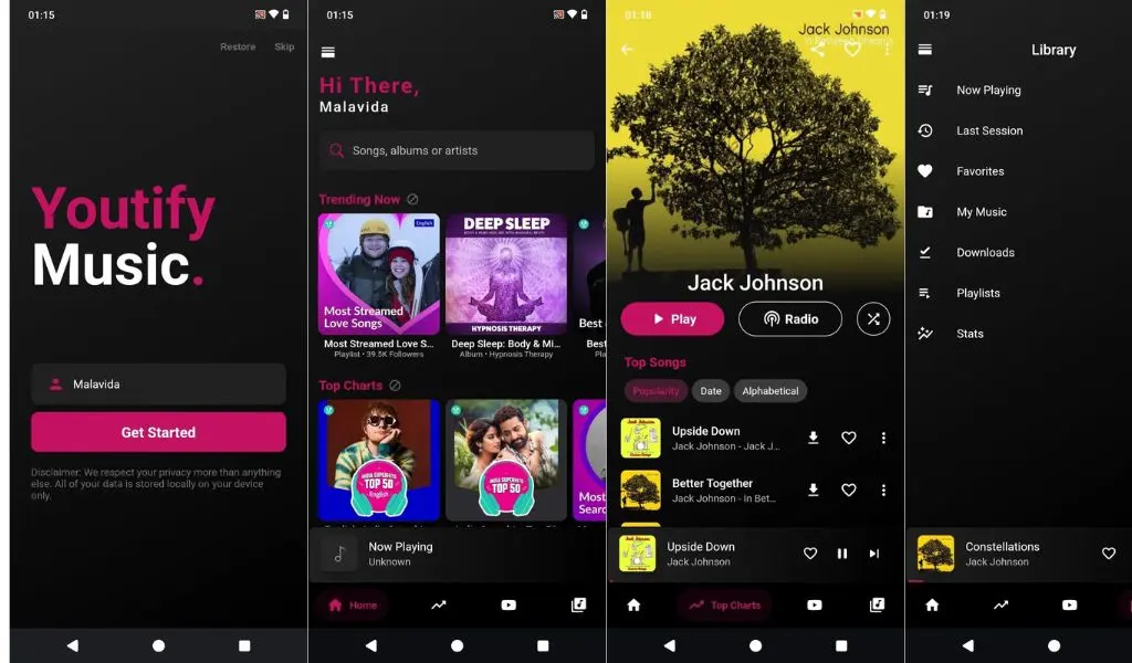 Youtify Music App